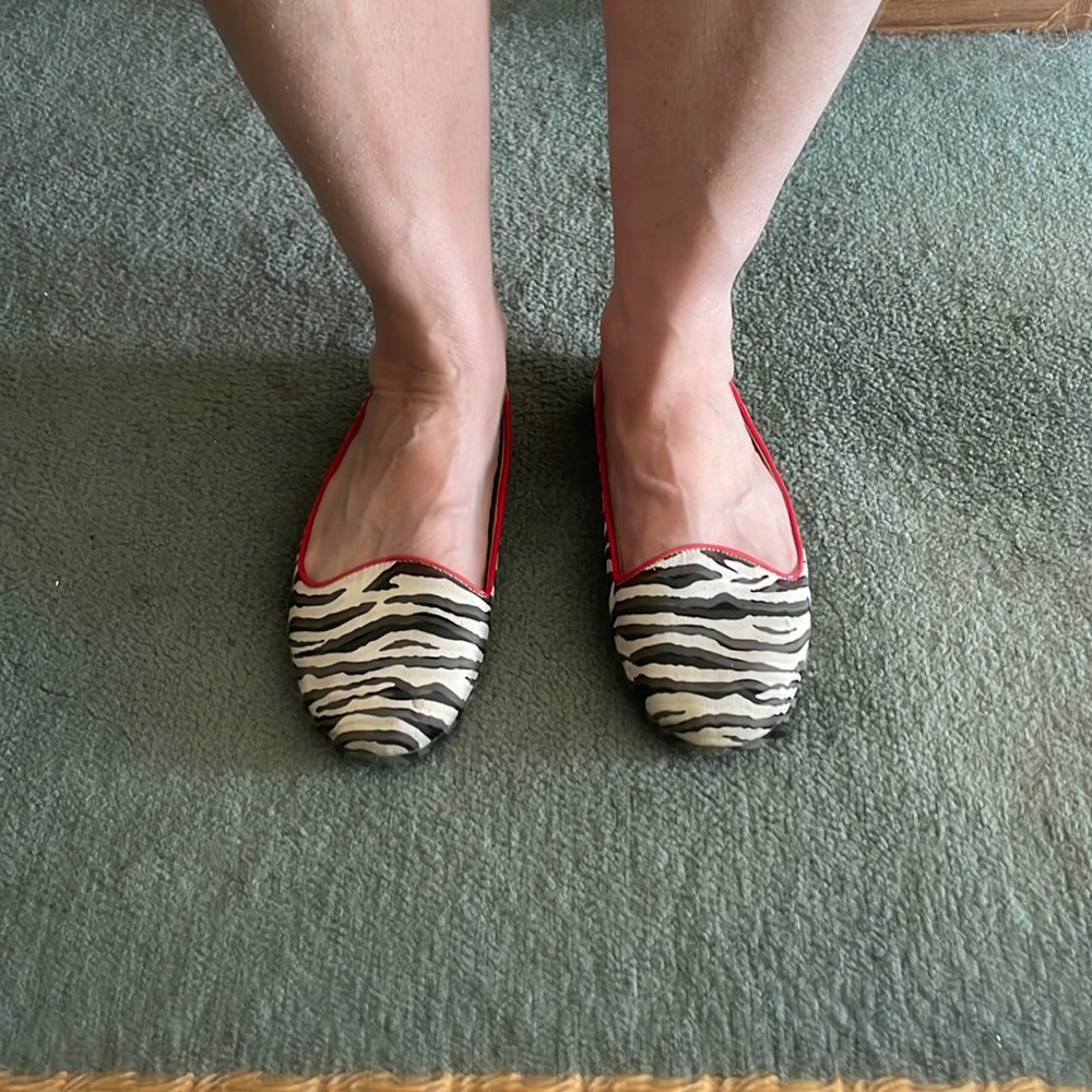 Madden Girl Zebra Print Flats